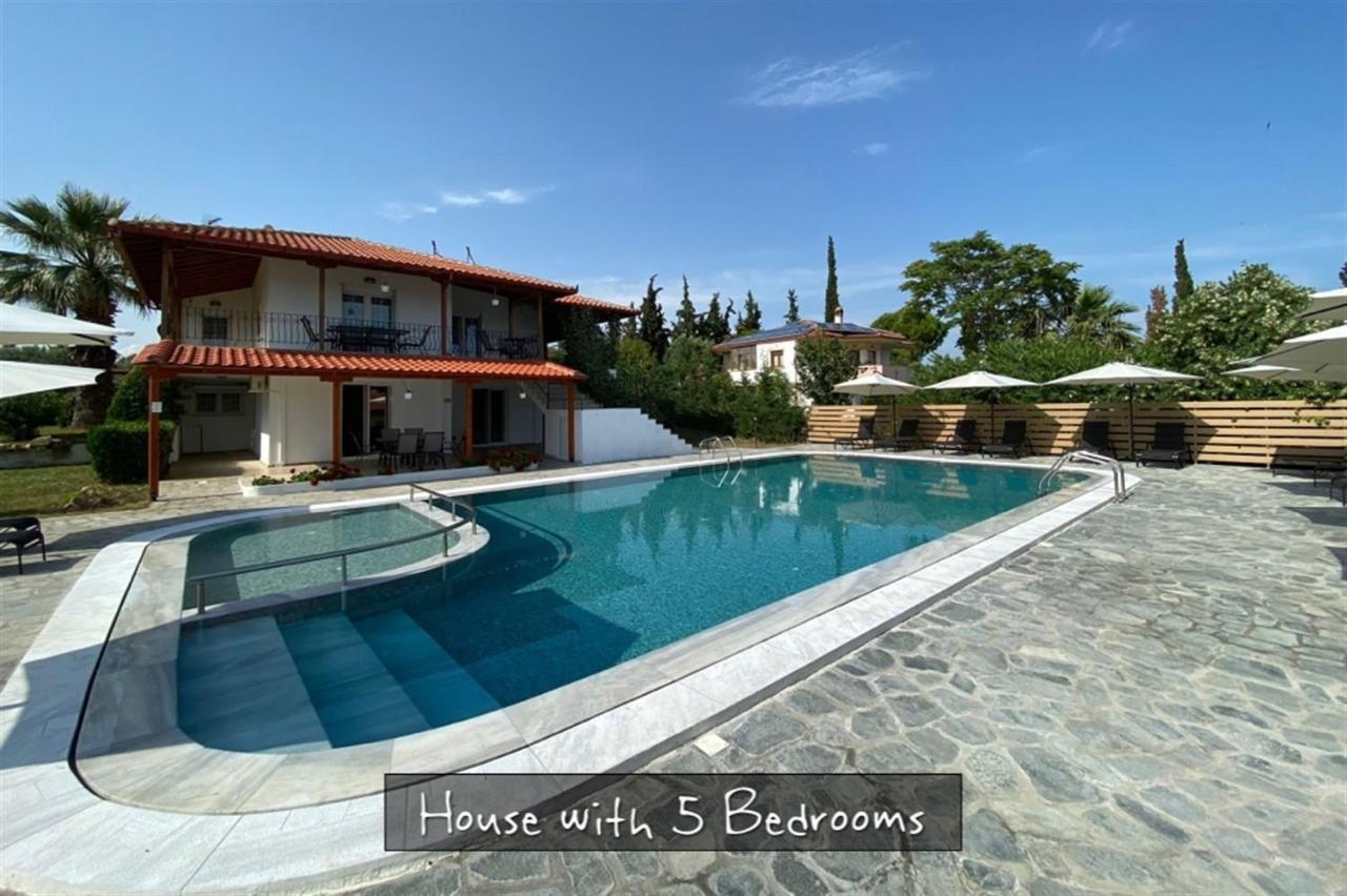 Villa Metaxia Kalyves Polygyrou المظهر الخارجي الصورة
